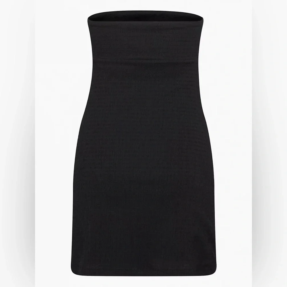 Wilfred Attention little texture Strapless Black Dress - Picture 3 of 9